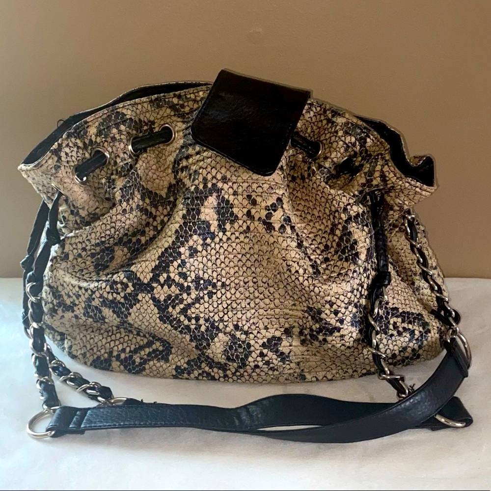 Unbranded Snakeskin Drawstring Purse